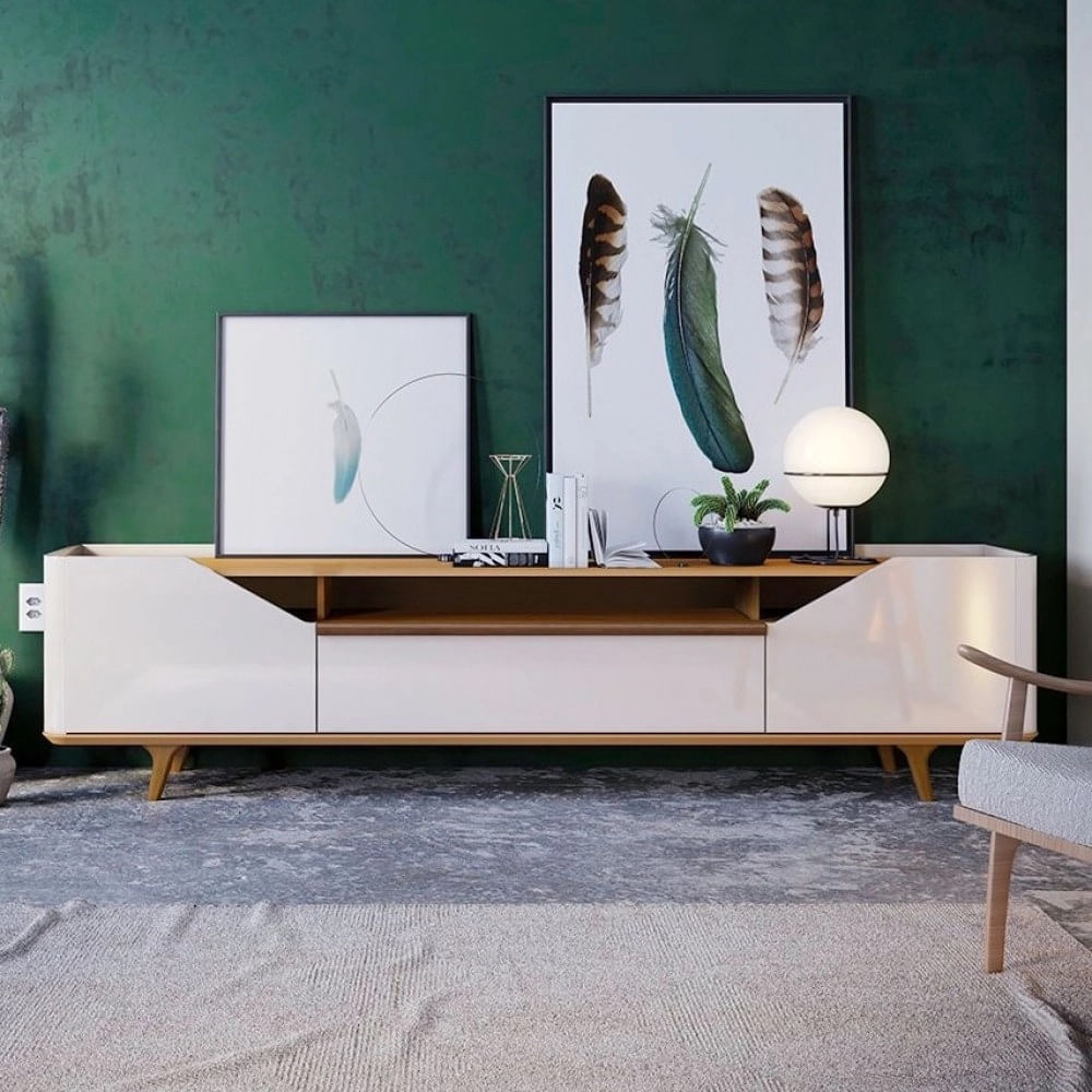 Rack Arc 1.8 Off White Nature Imcal - Imagem 4