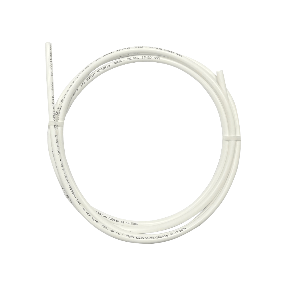 Mangueira Atóxica para Filtro 1/4 2 Metros Branco Censi