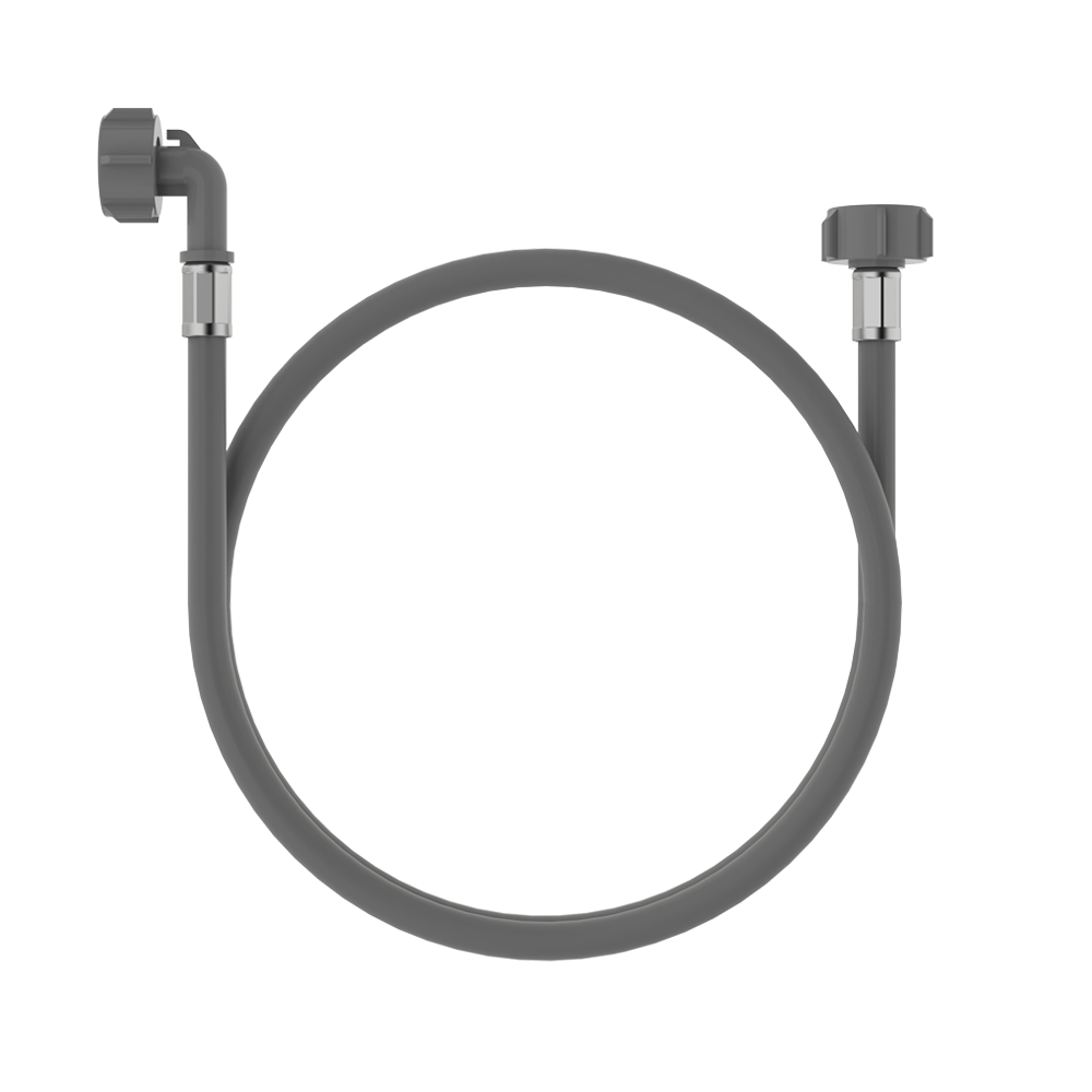 Mangueira De Entrada Para Maquina De Lavar 1,20m 3/4 Cinza Censi