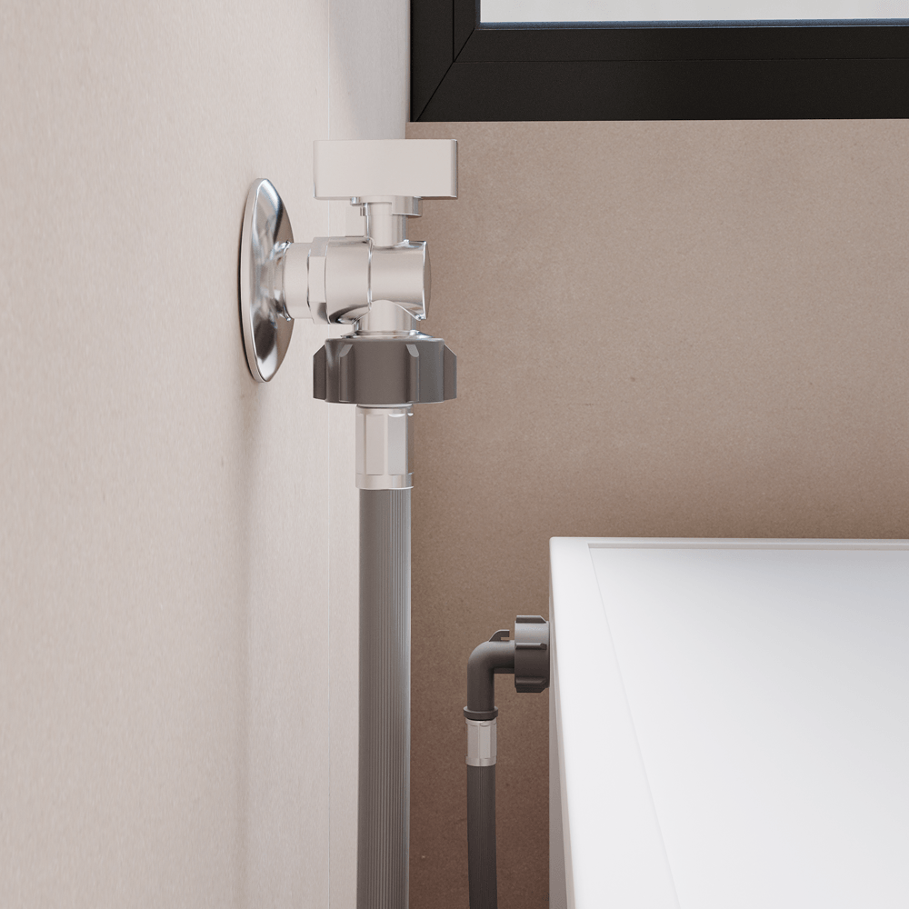 Mangueira De Entrada Para Maquina De Lavar 1,80m 3/4 Cinza Censi - Imagem 2