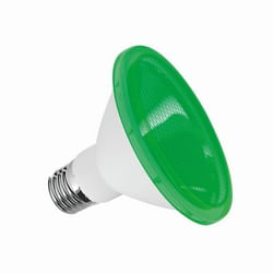 Lâmpada Led Par38 15W IP65 Verde Luminatti