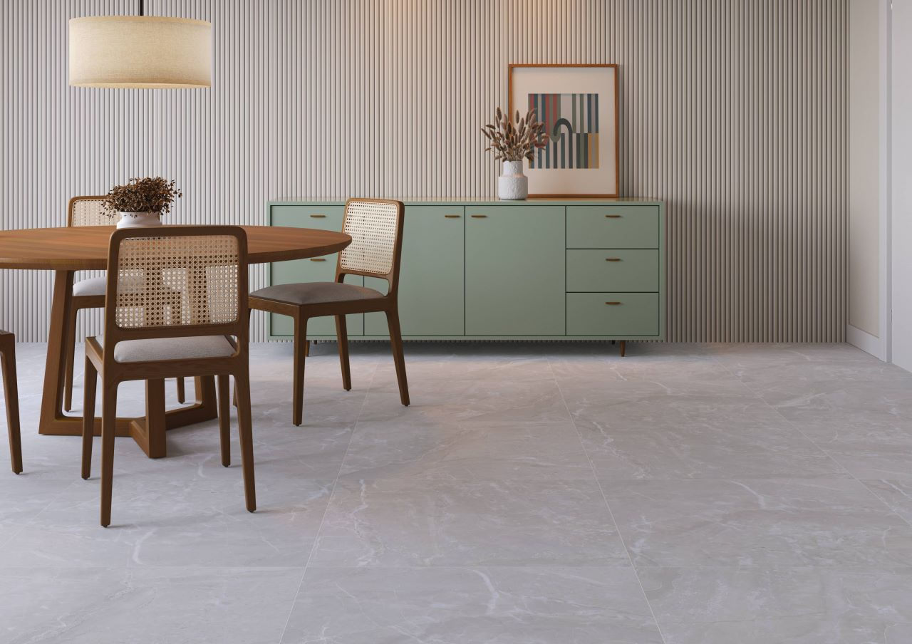 Porcelanato 84x84 Mont Blanc Acetinado Retificado Elizabeth - Imagem 2