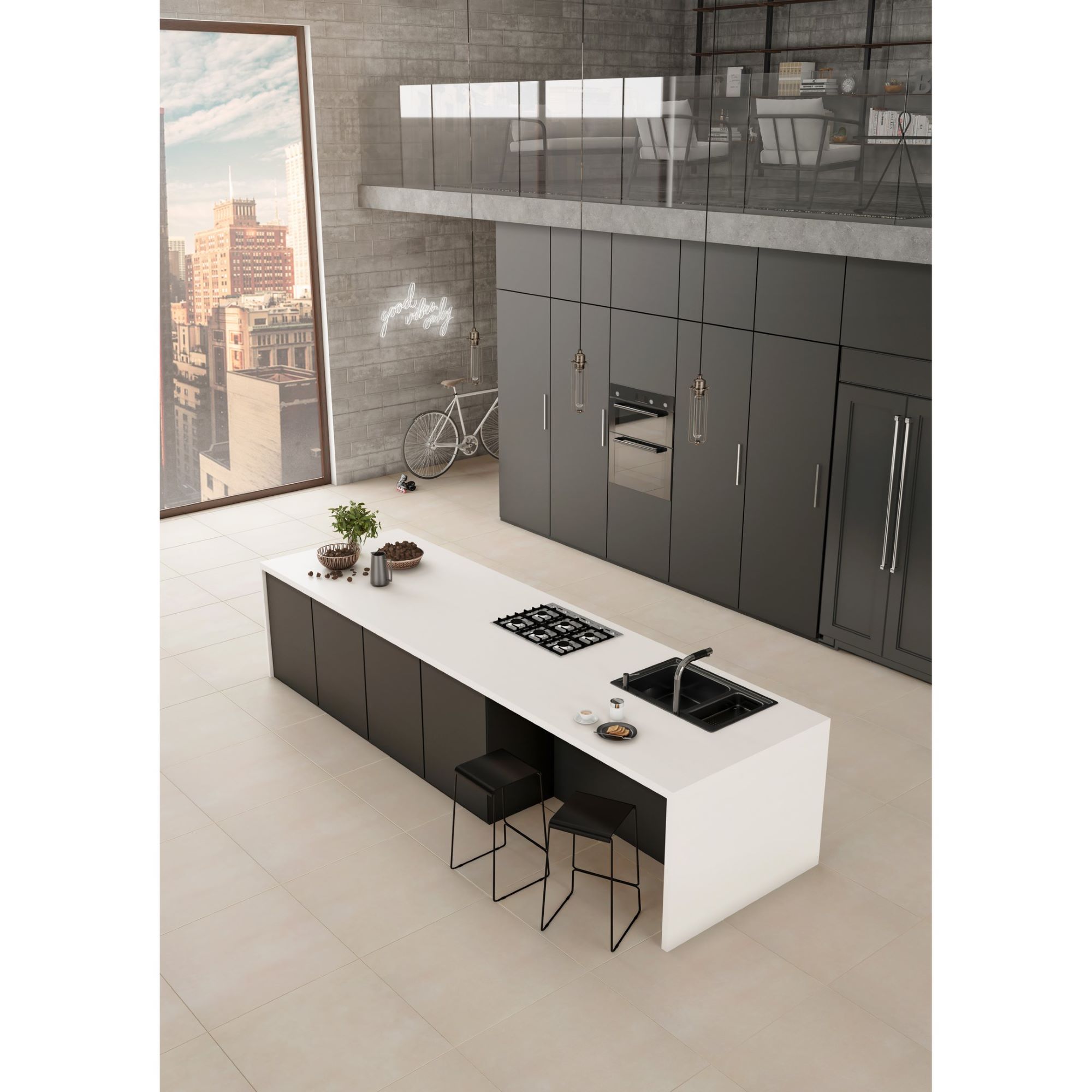 Porcelanato 90x90 Hit Camel Natural Retificado Portobello - Imagem 3