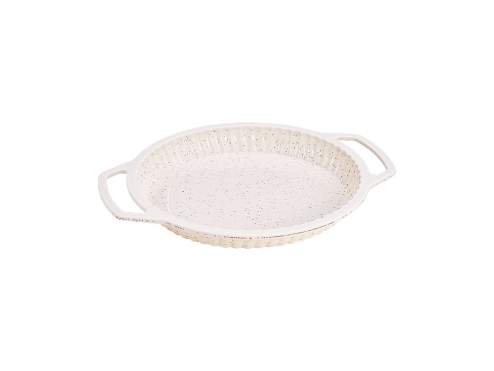 Forma para Torta Silicone com Alça Tech Branco Mimo
