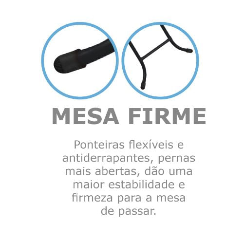 Tábua de Passar Largura 35cm Preto Utimil - Imagem 2