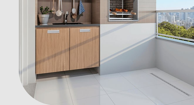 Ralo Linear TopBox 50 0.60 Central Vertical Anodizado - Imagem 2