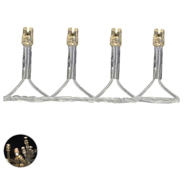 Cordão 100 Led Fio Pvc com 8 Funções 8m Branco 127v Flor Arte