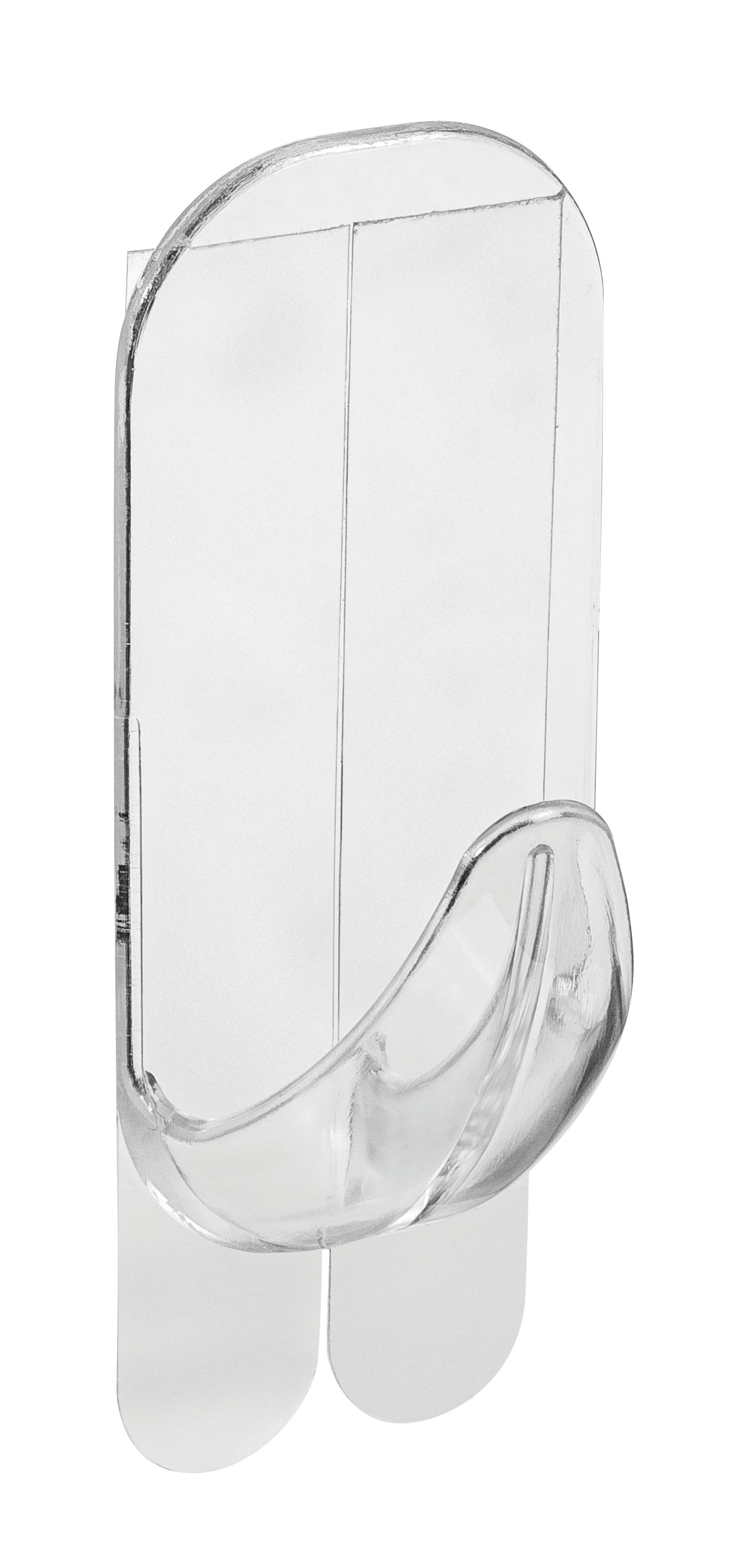 Gancho de Plástico Retangular com Adesivo G 1 Unidade Ordene - Imagem 2