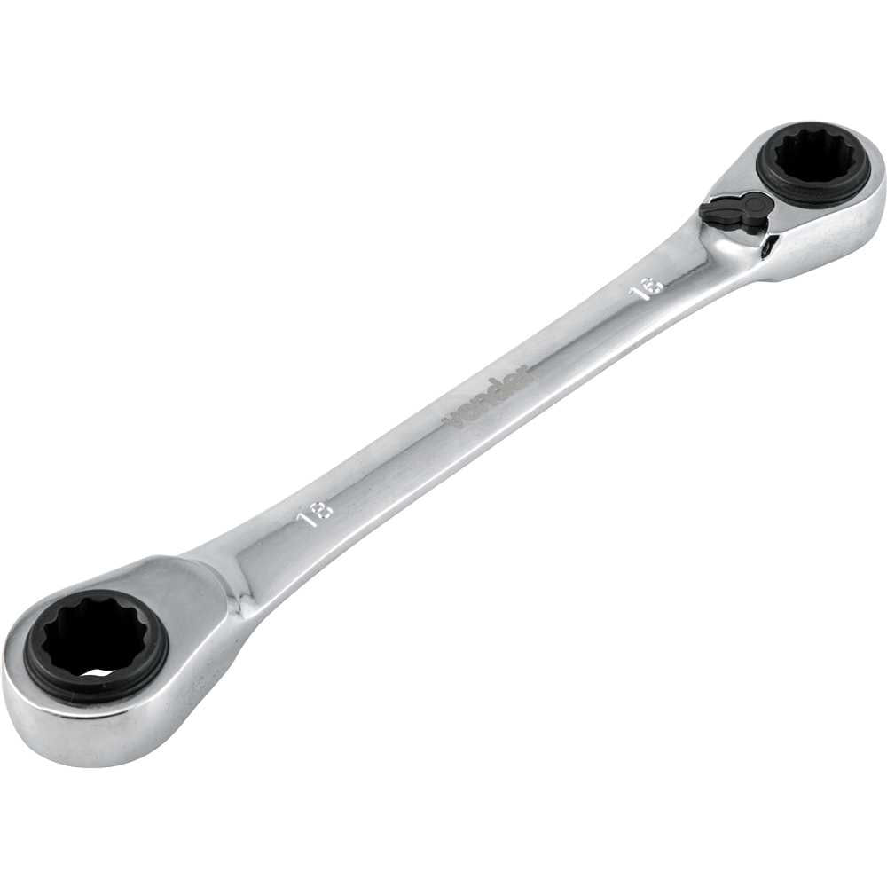 Chave Estrela 16x17-18x19mm Catraca Cromado Vonder