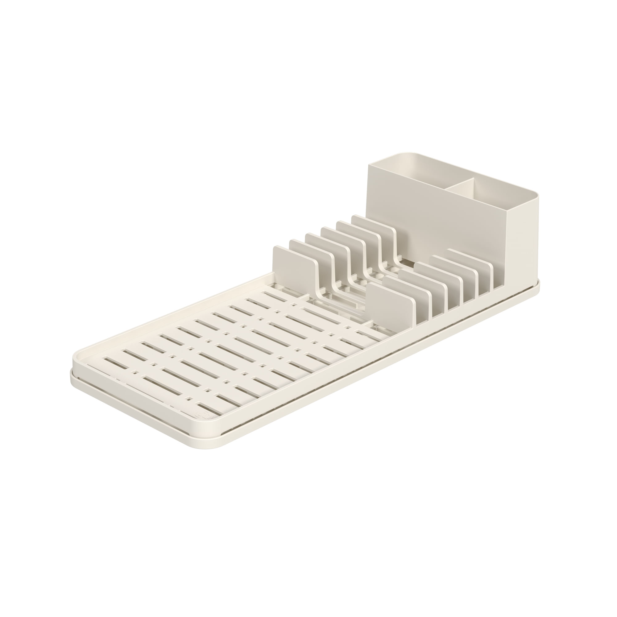 Escorredor com Tapete de Pia Single Light Gray Coza