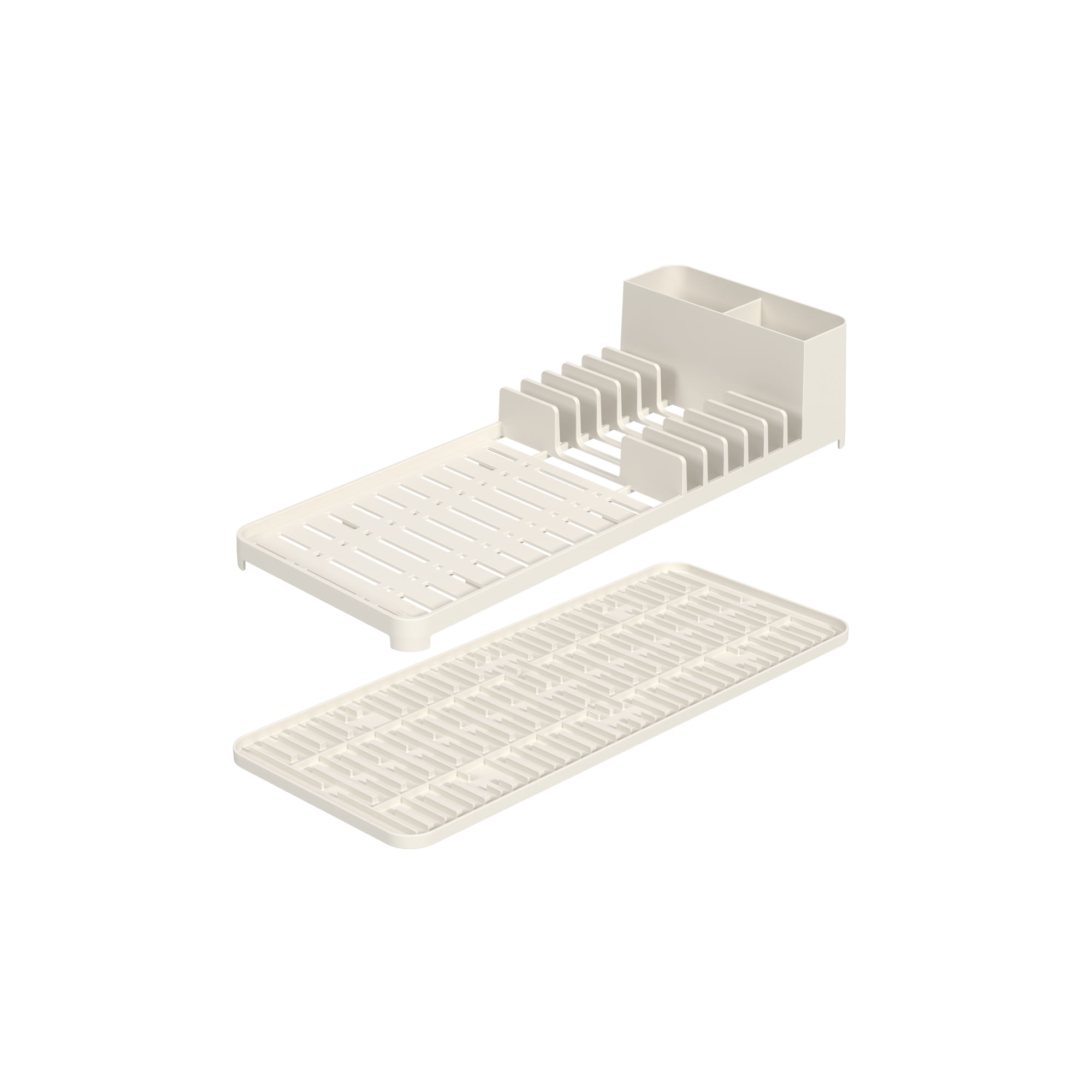 Escorredor com Tapete de Pia Single Light Gray Coza - Imagem 2