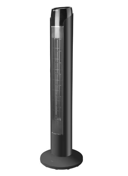 Ventilador de Torre Sky 90cm Preto e Prata 127V Spirit