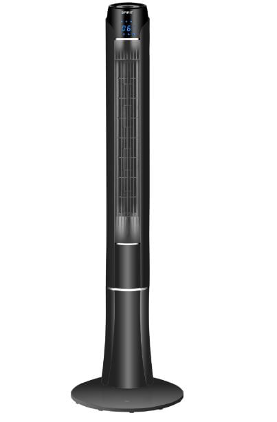 Ventilador de Torre Sky 120cm Preto e Prata 127V Spirit