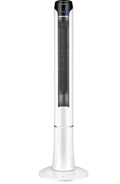 Ventilador de Torre Sky 120cm Branco e Prata 127V Spirit