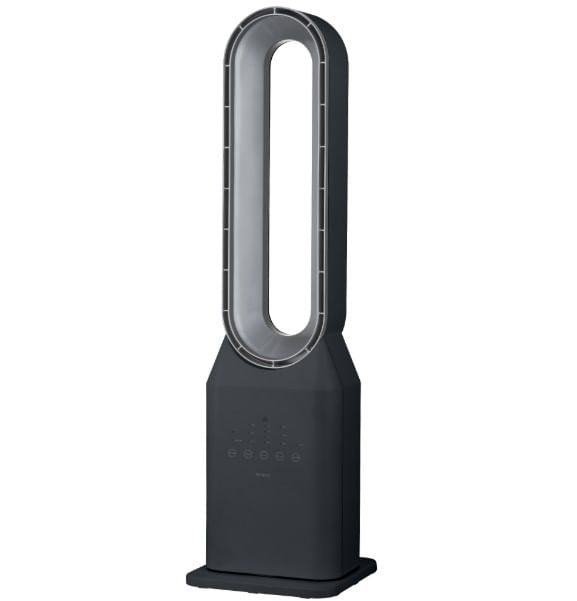 Circulador Bladeless 90cm Preto e Prata 127V Spirit
