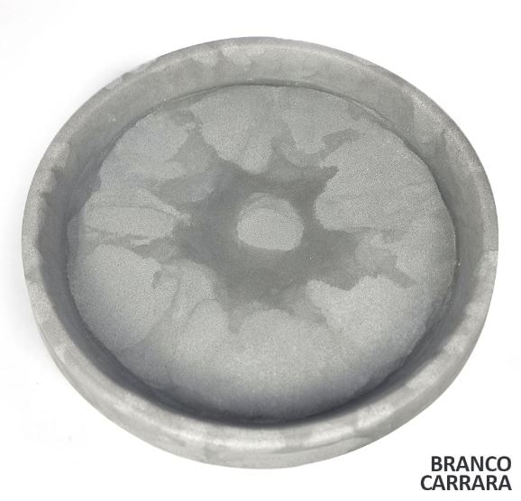 Prato Redondo Riscatto Polietileno Branco Carrara Vouga Decor