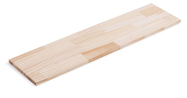 Prateleira 100x30cm Pinus Misto Natural Bemfixa