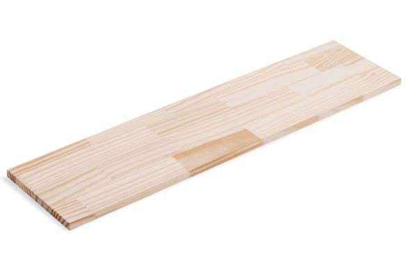 Prateleira 120x30cm Pinus Misto Natural Bemfixa
