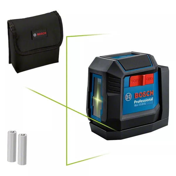 Nível a Laser Verde GLL12-22G Azul Preto Bosch
