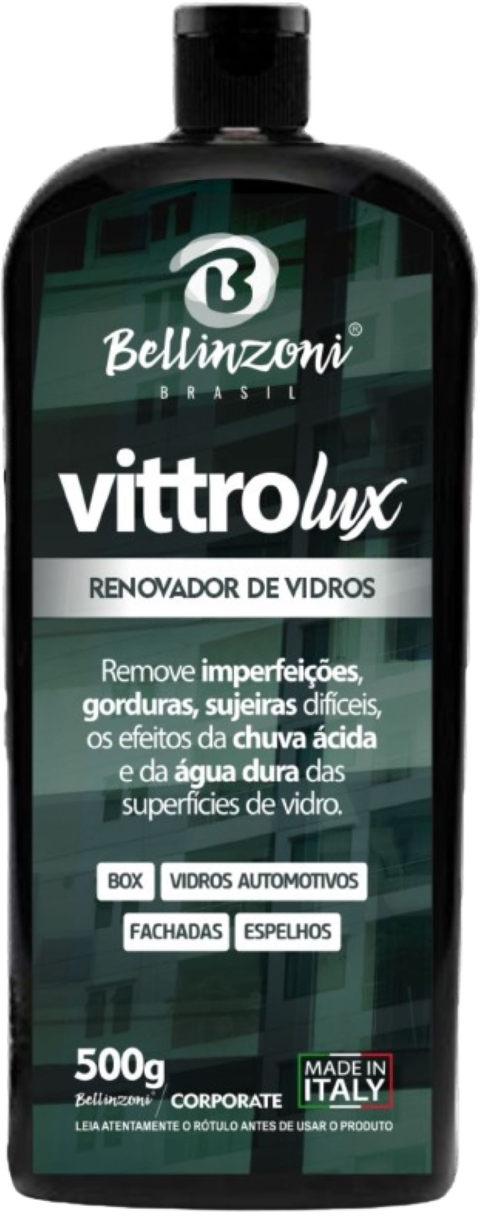 Limpa e Renova Vidros Vittrolux 500ml Bellinzoni