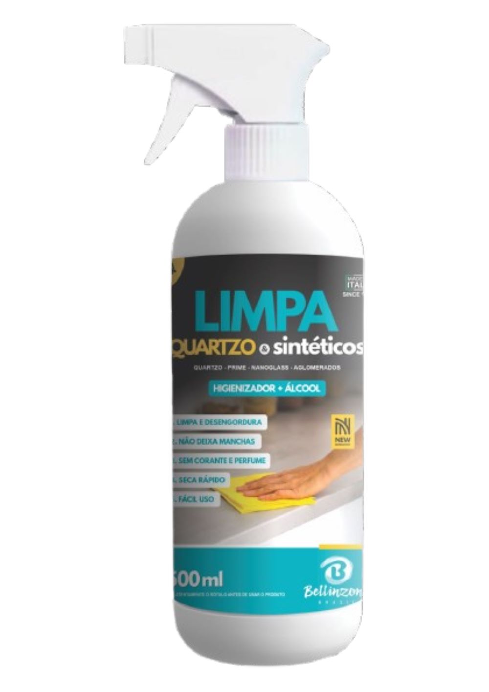 Limpador de Quartzo e Sintéticos 500ml Bellinzoni