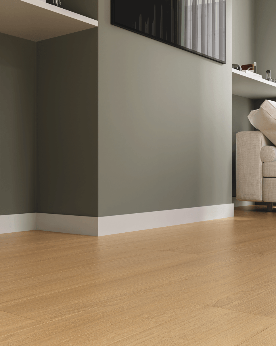 Rodapé Tech Liso 10x240 A Branco Biancogres - Imagem 2