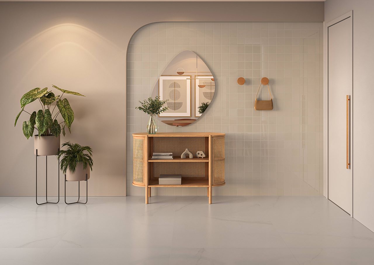 Porcelanato 100x100 Cassini Gris Acetinado Retificado Eliane - Imagem 4