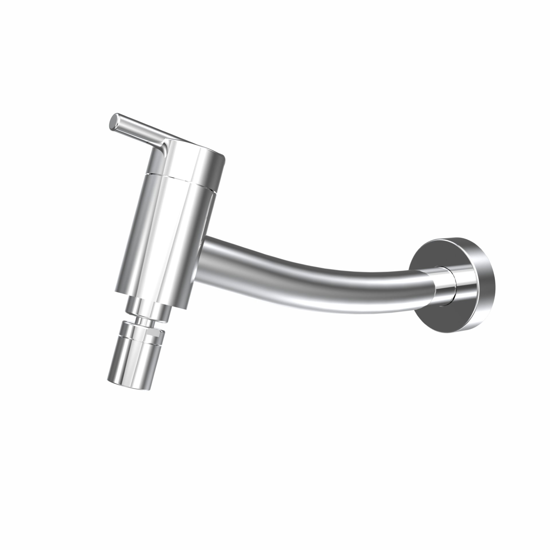 Torneira Lavatório Parede Longa Cromado Fabrimar