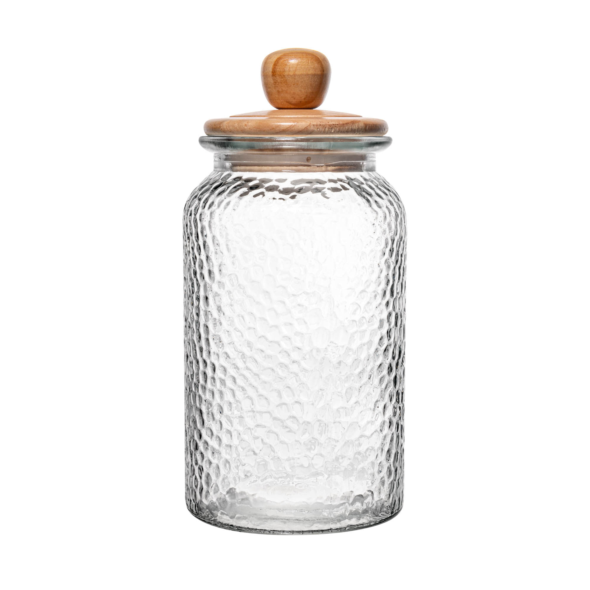 Pote de Vidro com Tampa de Bambu 1,3L Rojemac - Imagem 3