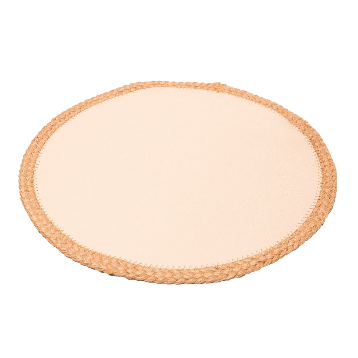 Jogo Americano com Borda Juta 38cm Pvc Off white Rojemac - Imagem 2