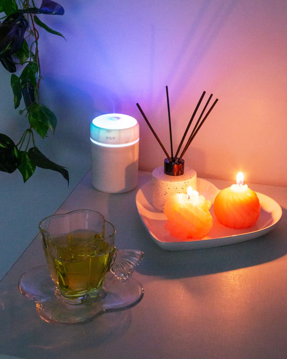 Umidificador de Ar Portátil com Entrada Usb Branco Rojemac - Imagem 3