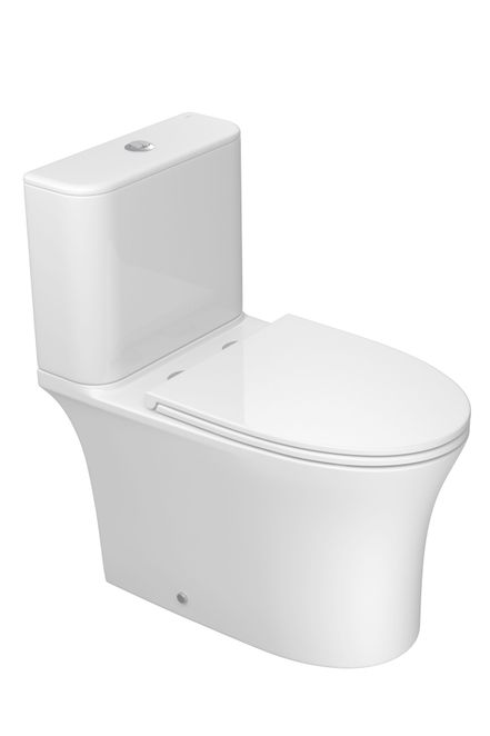 Kit Completo Bacia Acoplada Vertis Branco Deca