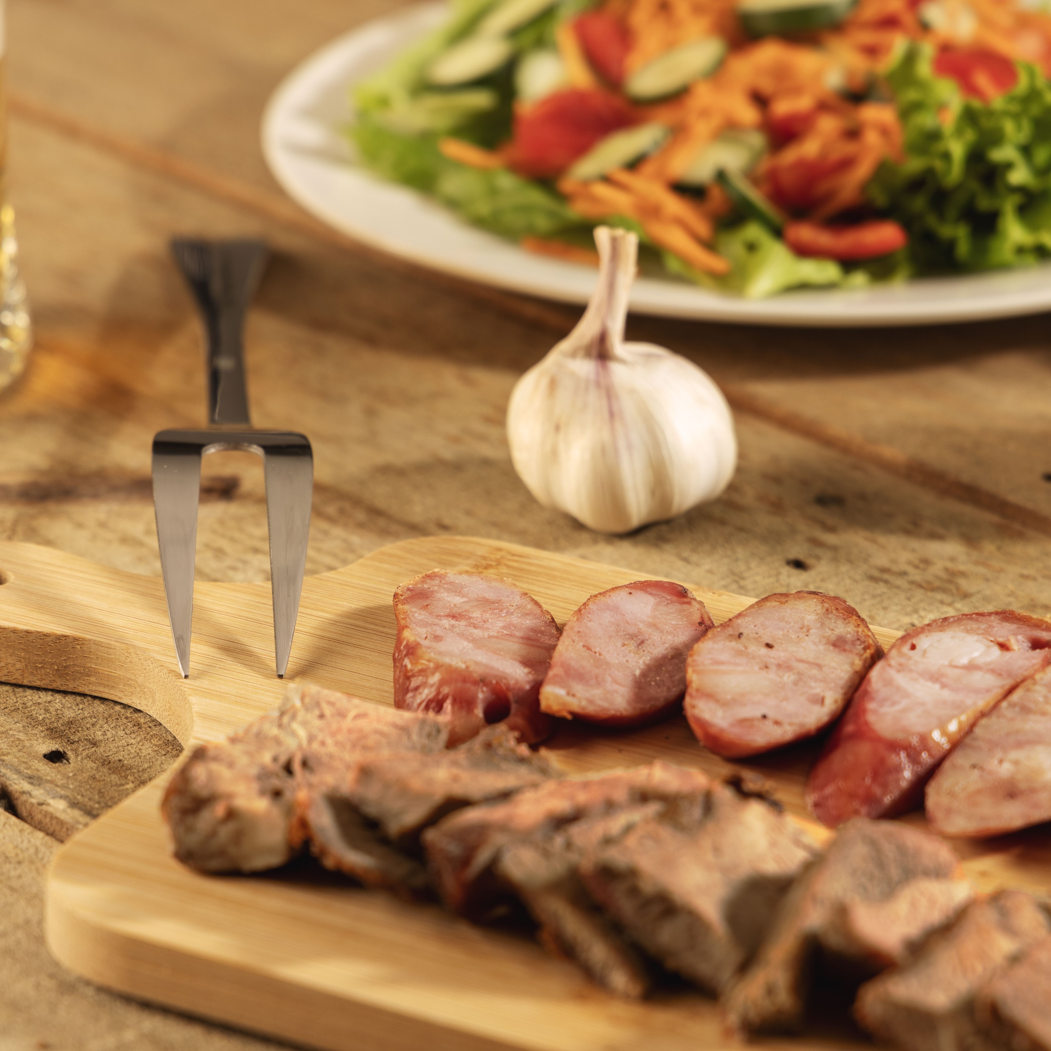 Garfo para Assado Positano 27,5cm Inox Lyor - Imagem 4