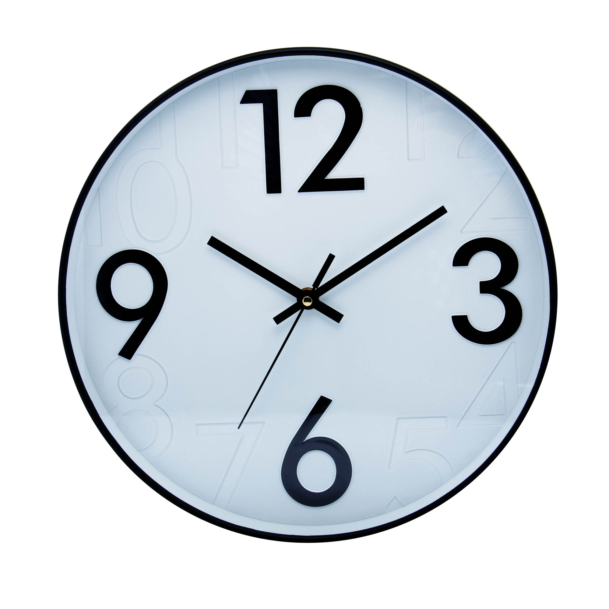 Relógio de ´Parede Donum 30,5x4,3cm Branco Lyor