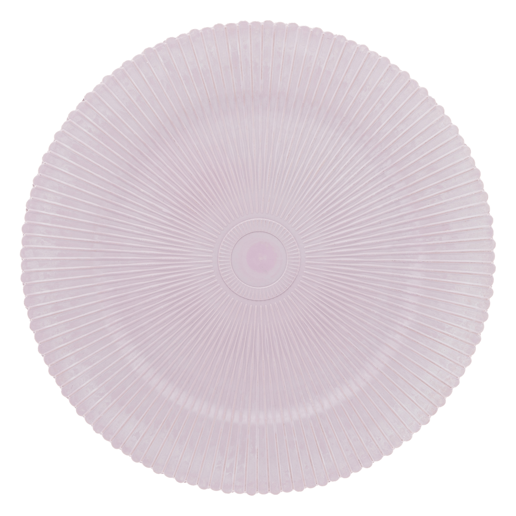 Sousplat em Plástico Ônix 33cm Rosa Lyor