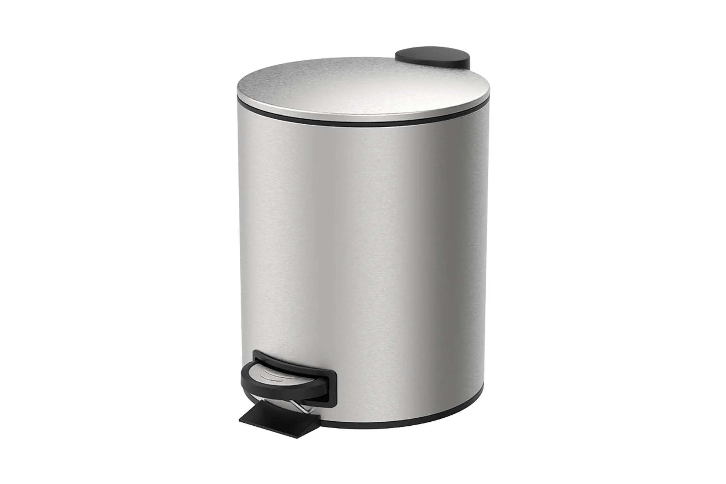 Lixeira com Pedal e Balde Spin 5L Inox Brinox
