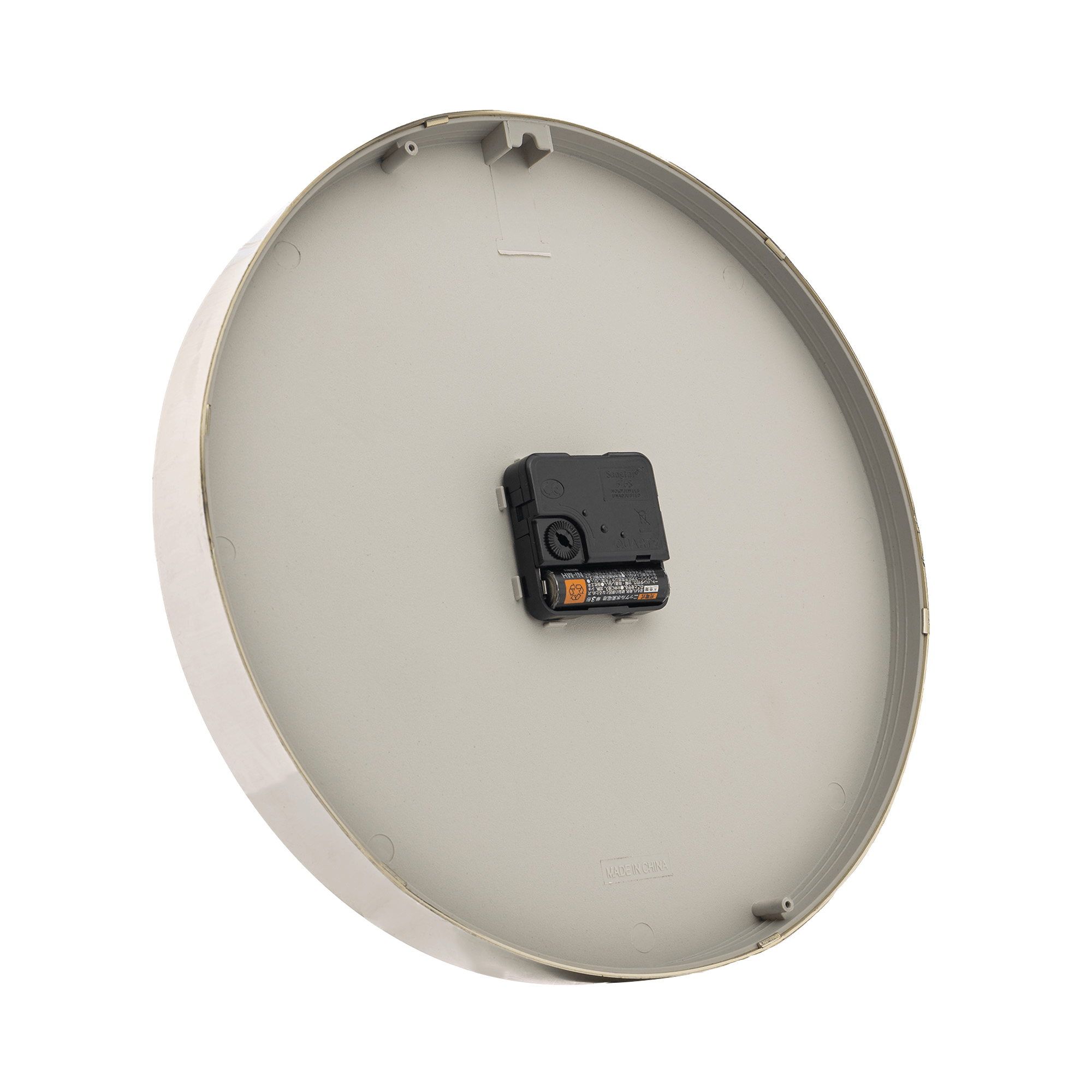 Relógio de Parede de Plástico 30,5x4,5cm Nude Lyor - Imagem 2