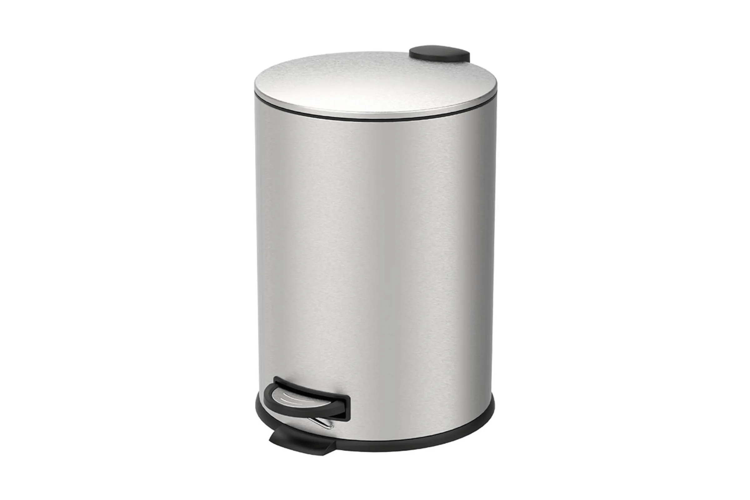 Lixeira com Pedal e Balde Spin 20L Inox Brinox