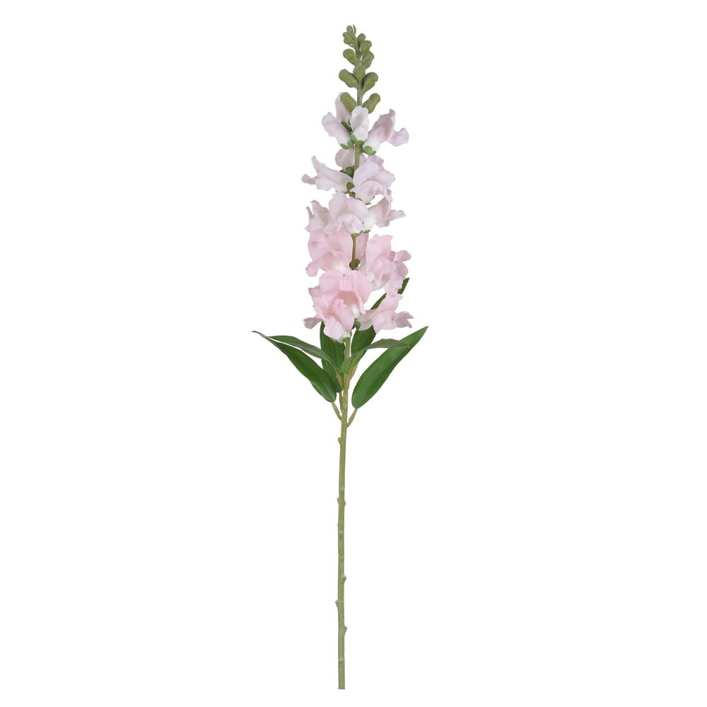 Haste Dente de Leão com Flocked Rosa 93cm Flor Arte