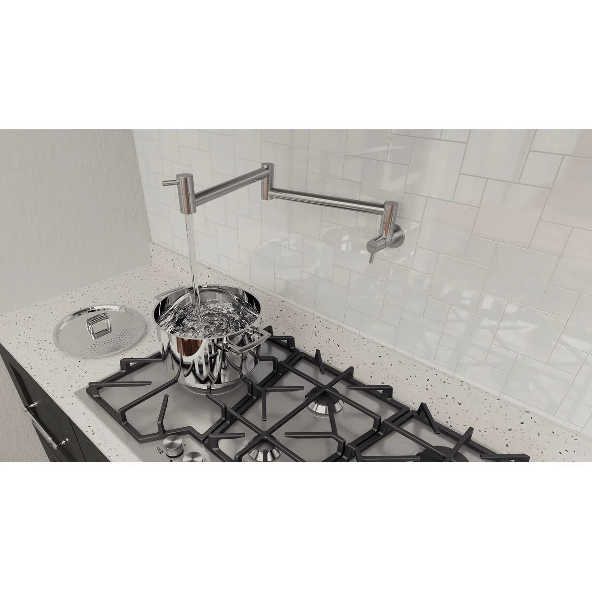 Torneira de Parede Flexion Wall Inox Tramontina - Imagem 2