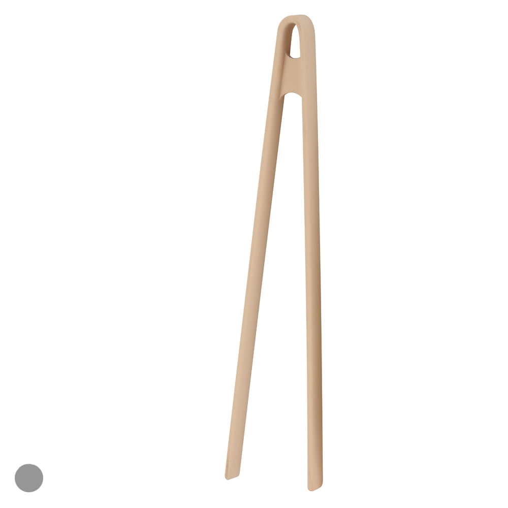 Pegador Silicone 29cm Saara Bege Flor Arte