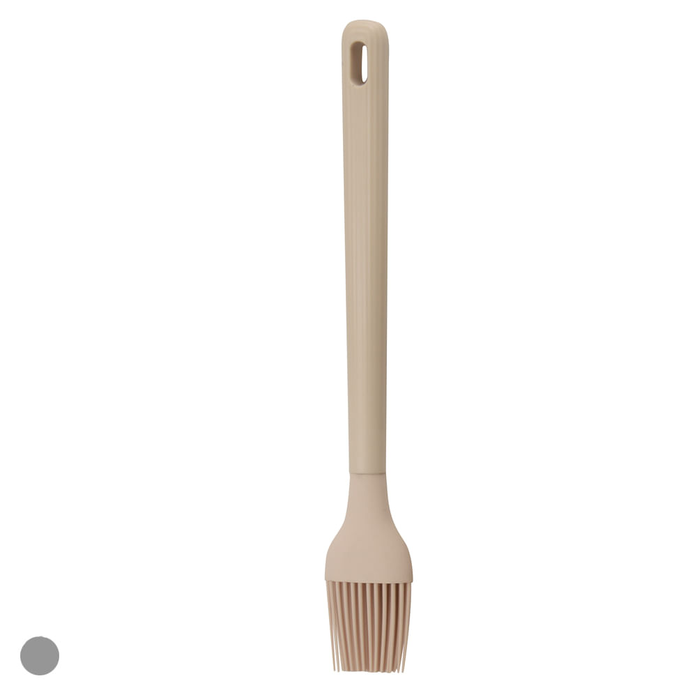 Pincel de Silicone 27cm Saara Bege Flor Arte