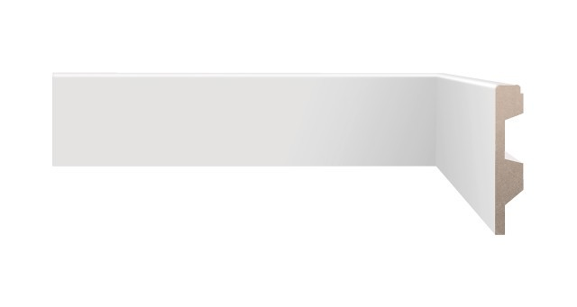 Rodapé 05x240cm Tech Liso Branco Biancogres