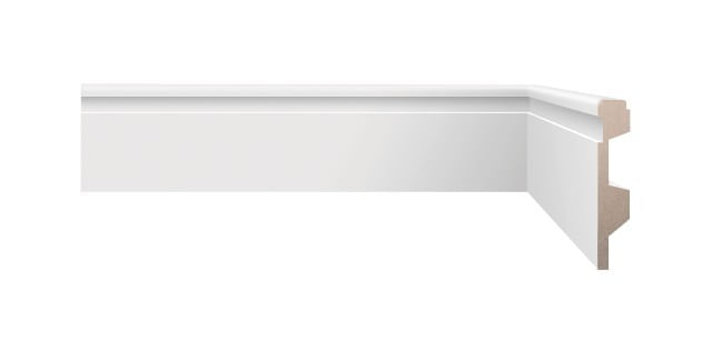 Rodapé 05x240cm Tech Frisado Branco Biancogres