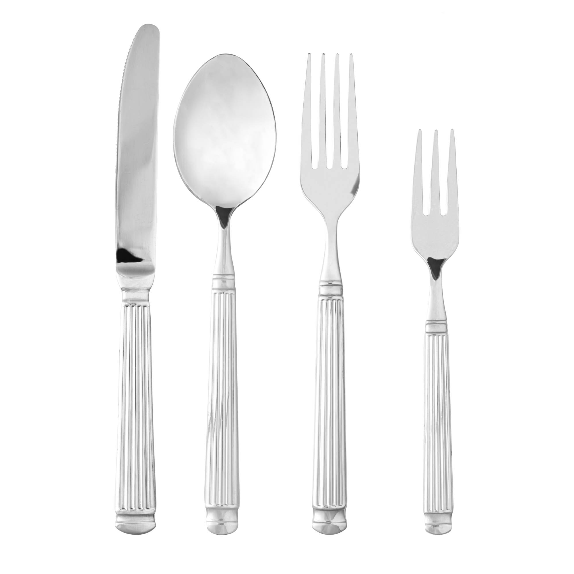 Faqueiro Grécia 30 Peças Aço Inox Lyor