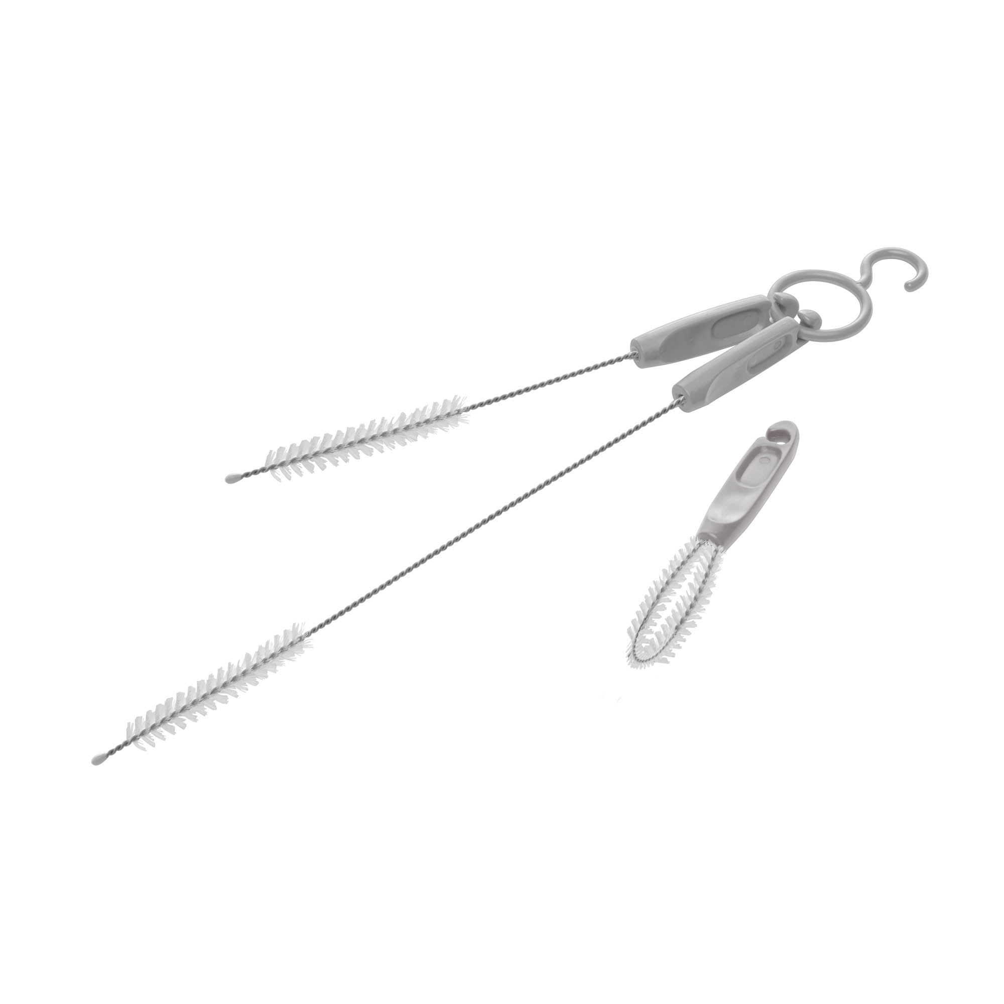 Conjunto 3 Escovas Multiuso para Limpeza Cinza Lyor