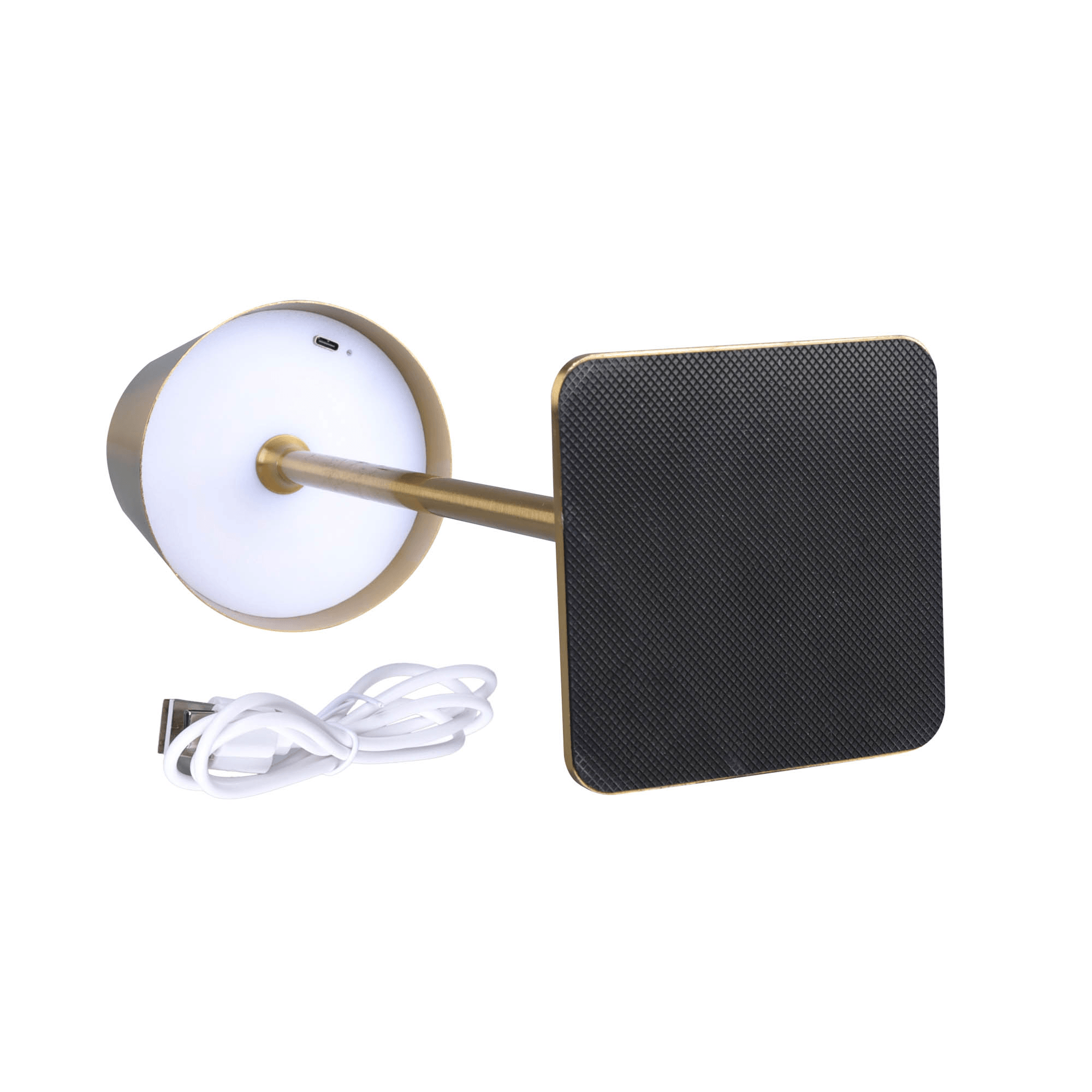 Luminária de Mesa Led 3 Tons USB 38cm Dourado Lyor - Imagem 2