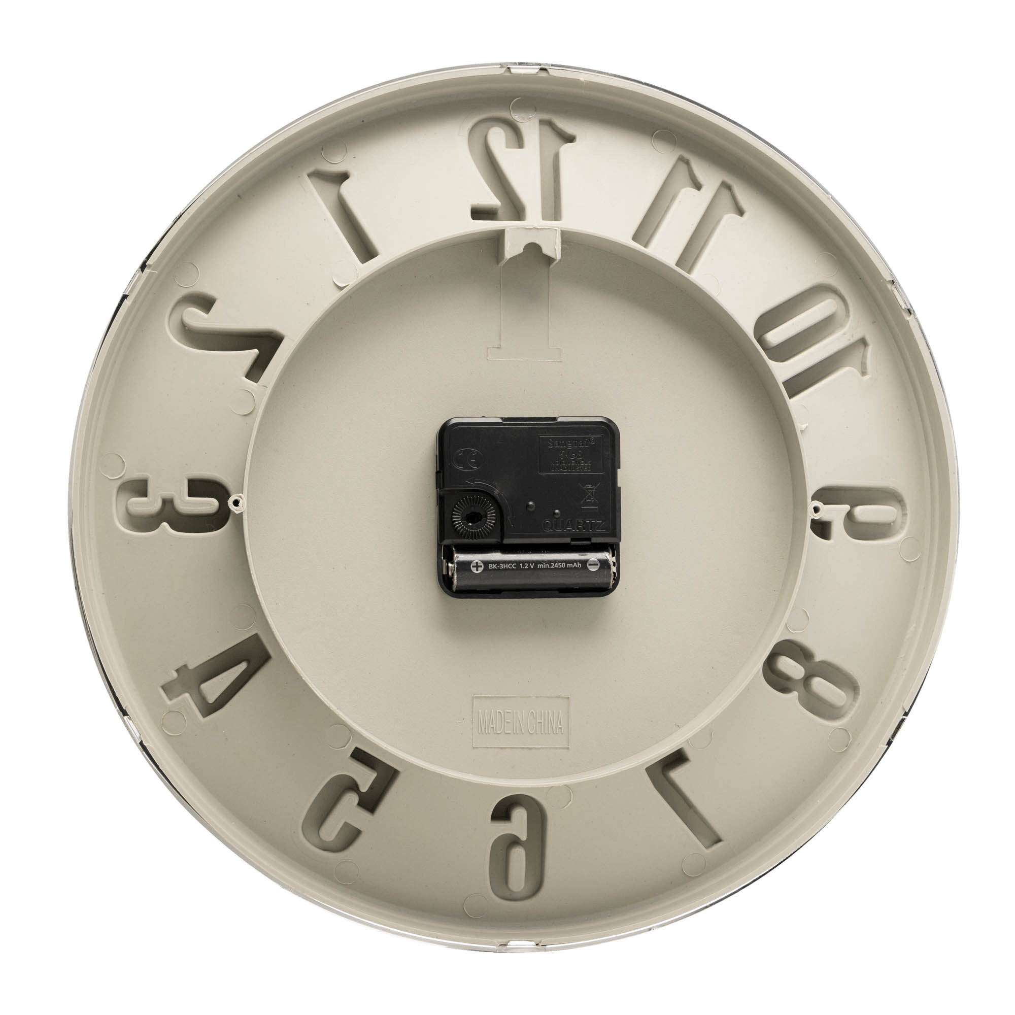 Relógio de Parede Horizonte 28x4cm Branco Lyor - Imagem 2