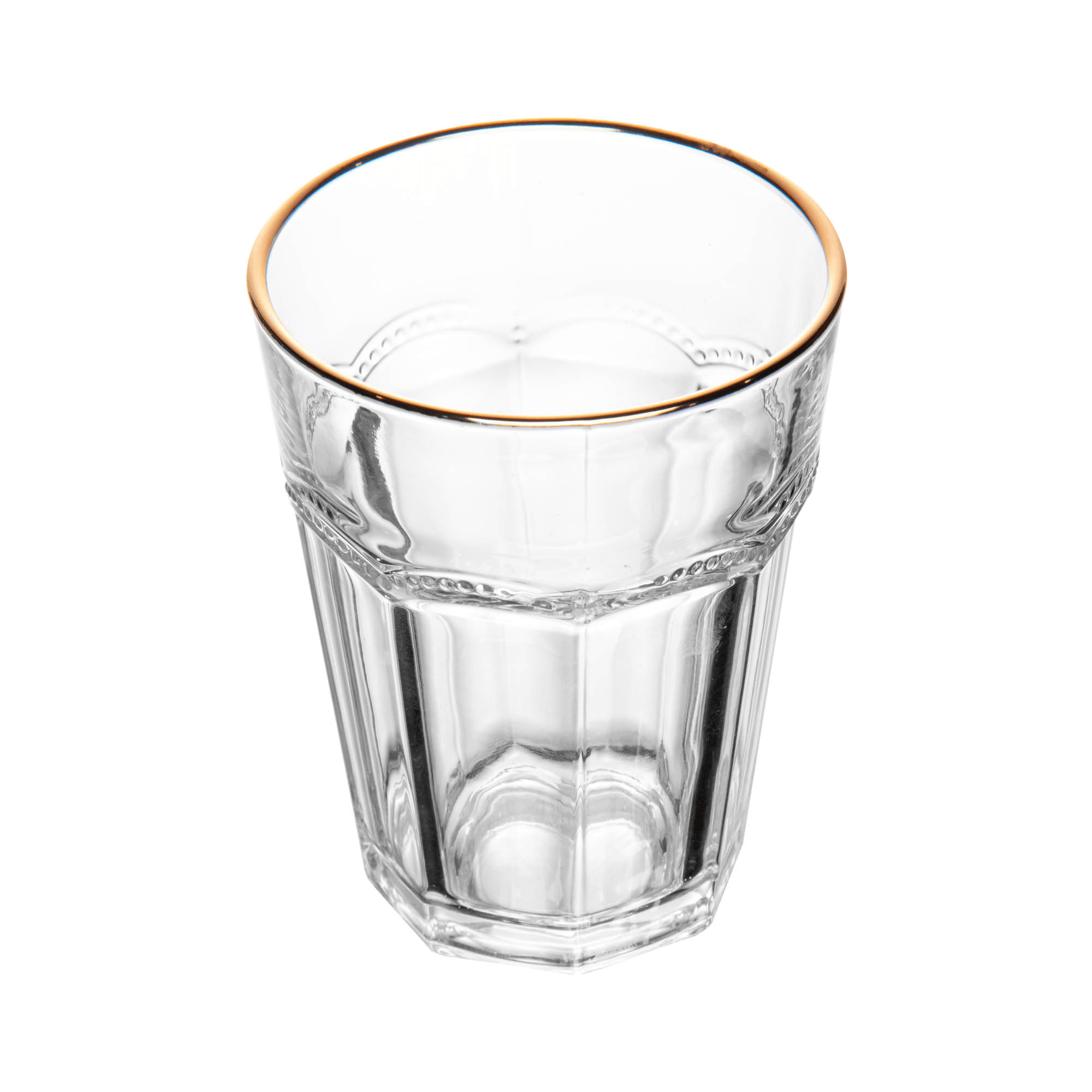 Copo Alto Belle Époque com Fio de ouro 275ml Incolor Lyor - Imagem 2