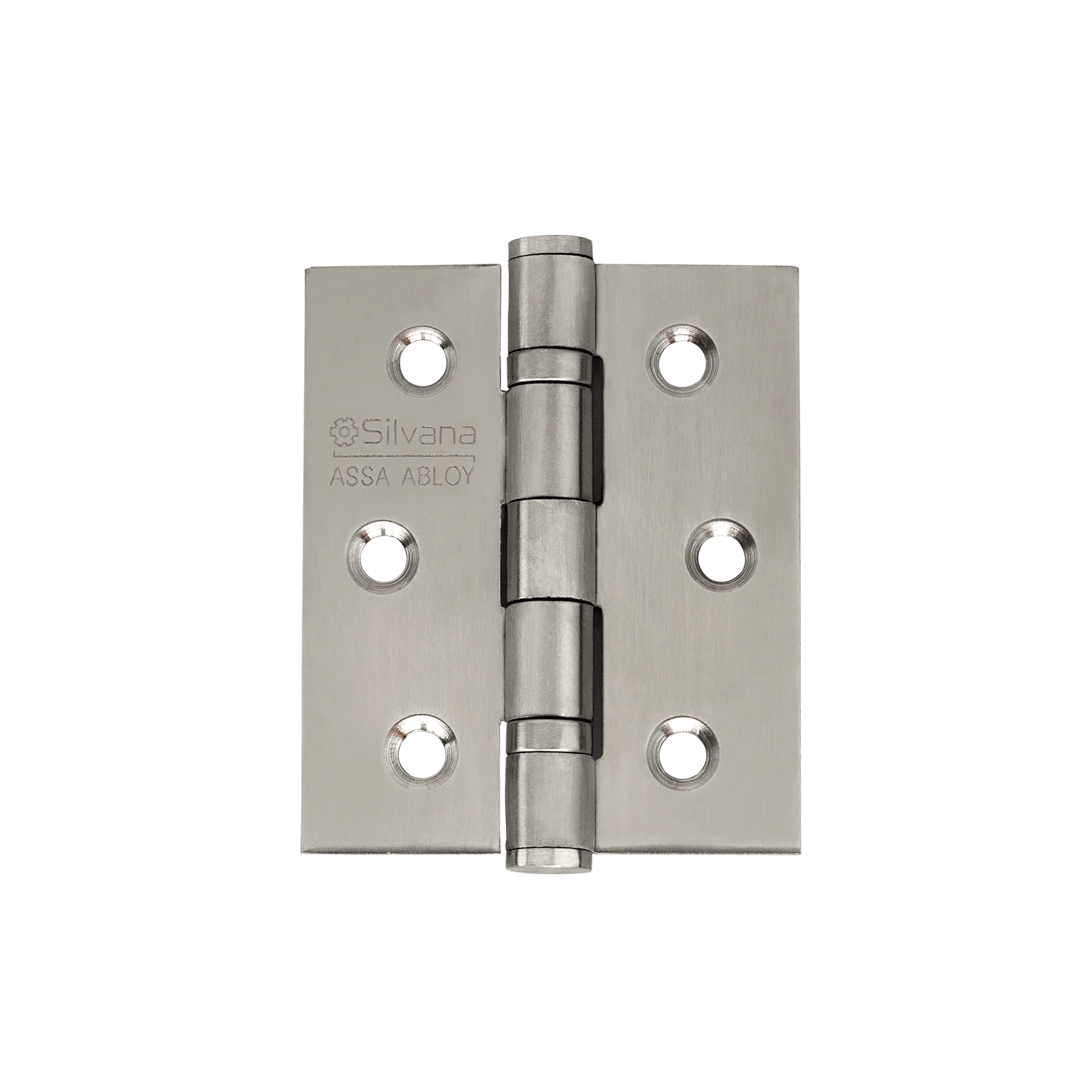 Kit 3 Dobradiças 882 SS201 3x2,5" Inox Escovado Silvana